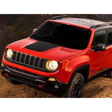 Imagem de Adesivo Preto Fosco Para Capô Jeep Renegade - Capa Shop