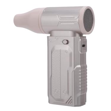 Imagem de Cffuvros 130.000 RPM Fã de mão turbo, Mini Turbo Jet Blower para viagens, praia e carro de acampamento secando um fluxo de ar super poderoso (Ouro)