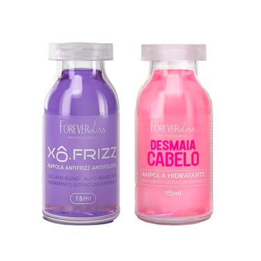 Imagem de Kit de Ampola Xô Frizz e Desmaia Cabelo 2.0 Forever Liss