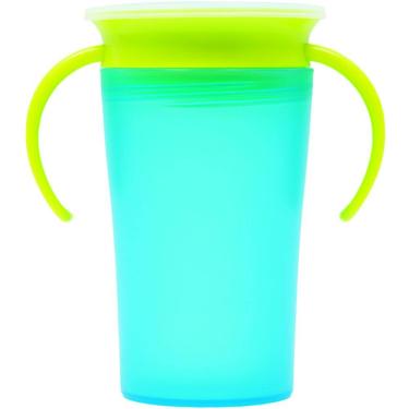 Imagem de Copo de treinamento 360 com alça azul