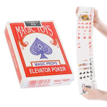 Imagem de Cartas de Truques de Mágica,Baralho Interativo De Cartas De Jogar | Suprimentos De Truques De Close-up De Tamanho Compacto Para Demonstrações De Ensino Reuniões Familiares E Performances De Palco
