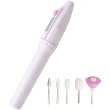 Imagem de Ferramenta Elétrica De Manicure E Pedicure Para Polimento De Unhas, Lixa De Unha Pilhas