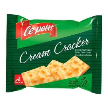 Imagem de BISCOITO CREAM CRACKER SACHÊ 9g (CAIXA COM 180 UNIDADES) - LE PETIT