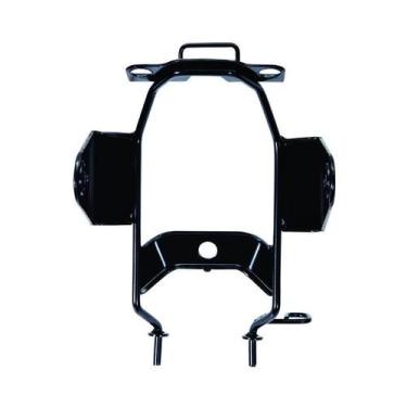 Imagem de Suporte Do Farol Moto Fan 125 2009 a 2013 Aranha Gemoto, PRETO