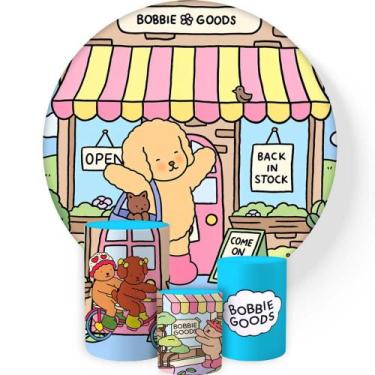 Imagem de Painel Bobbie Goods e 3 Capas Cilindro Tecido Premium Sublimado 3D Ves