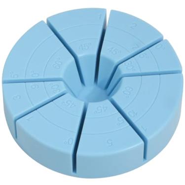 Imagem de UPTTHOW A luminária de vitral multi-ângulo mantém o vidro com segurança durante o processo de soldagem, uma ferramenta essencial para artistas de vidro e amadores azul