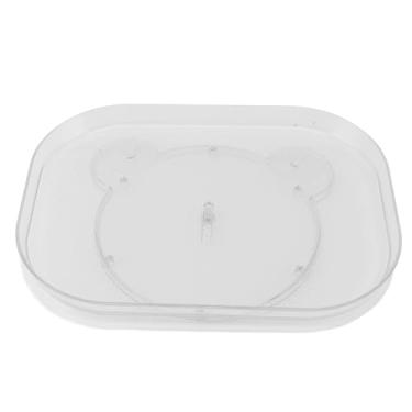 Imagem de Organizador giratável não deslize inferior 360 graus bandeja de armazenamento giration para refrigerador Especiarias de cozinha lanches bebidas tipo urso de plástico tipo (Pequeno)