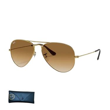 Imagem de Óculos De Sol Ray Ban Aviator Masculino Gradient  RB3025 Tamanho 58