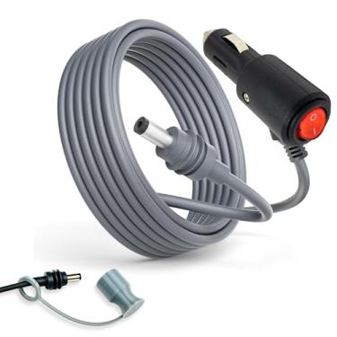 Imagem de CAMPAIR Fonte De Alimentação 12 V Ou 24 Para Starlink Mini, 3 M/10 Pés - 16 Awg, Interruptor Liga/Desliga Serviço Pesado, Cabo Carregador Isqueiro