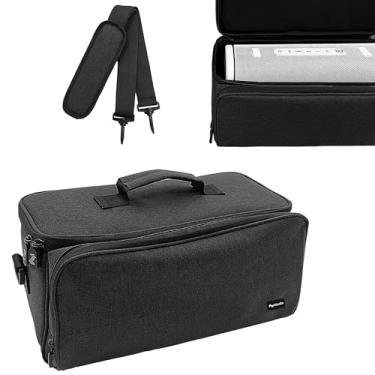 Imagem de Musiin Bolsa de alto-falante Bluetooth portátil compatível com Sony ULT FIELD 5/3, acolchoamento interno macio e ajustado, bolso frontal com zíper para acessórios e alça de ombro removível, proteção