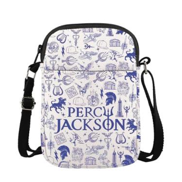 Imagem de Lywjyb Birdgot Bolsa transversal inspirada no filme presente mitologia romana presente olímpicos presente leitor ávido, Percyy Cr