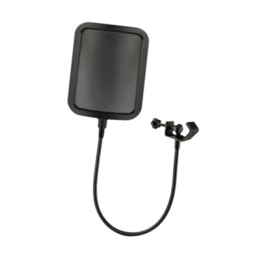 Imagem de Generic Filtro de pops de microfone, escudo de isolamento de microfone, tela de malha metálica para microfone, pops de vento para vídeos