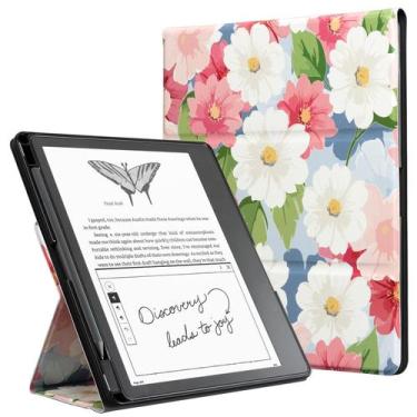 Imagem de Capa Cobak Stand para Kindle Scribe 10,2" com porta-canetas de couro