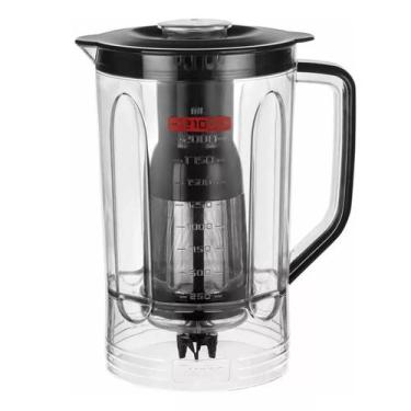 Imagem de Copo Liquidificador Turbo Inox L-1000 L-1200 Preto Mondial