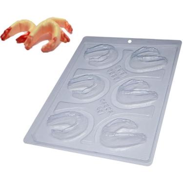Imagem de Forma De Chocolate Silicone Bwb Camarão Confeitaria 9638