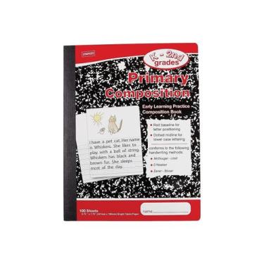 Imagem de Livro de composição Staples 2072492 Primary 19,7x24,8 cm, pacote com 1