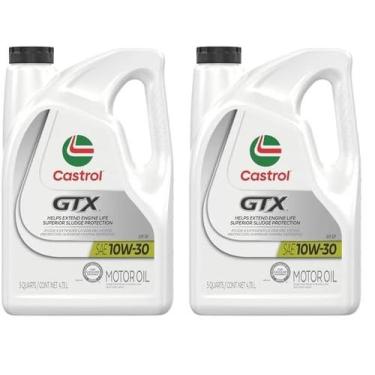 Imagem de Óleo de motor Castrol GTX 10W-30 convencional 4,7 L (5 quartos) x2