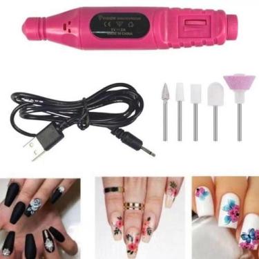 Imagem de Lixadeira Lixa Unha Gel Elétrica Manicure Pedicure Portátil - Home Goo