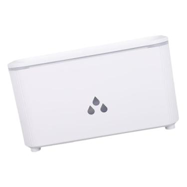 Imagem de TOPINCN Umidificador de Incêndio, Difusor de Aromaterapia Silenciosa, um Helener de óleo Essencial para Desktop Com 7 Luzes Coloridas e Design de Lareira Elétrica para Quarto de (Branco)