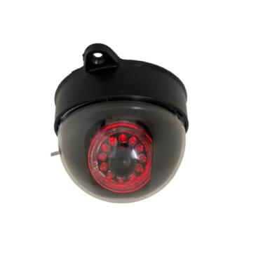 Imagem de Camera de segurança residencial dome falsa com led vermelho bivolt (preto)