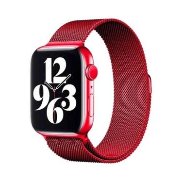 Imagem de Pulseira De Metal Milanese Loop De 44mm 40mm 45mm 41mm Para Apple Watc