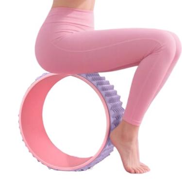 Imagem de Rrlihjgu para as Costas | Roda para Massagem Profunda de Tecidos | Equipamento de Pilates para Alongamento Massagem Equilíbrio | Exercício Flexibilidade Ginásio Casa Iniciantes