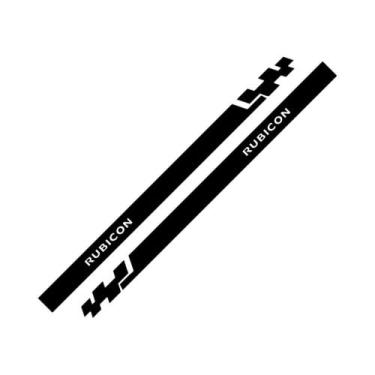 Imagem de Adesivos Laterais Para Porta De Carro Jeep Cherokee Commander Compass 