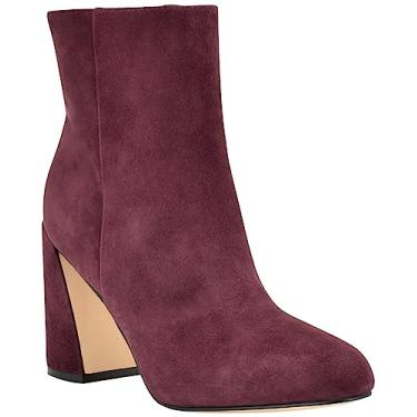 Imagem de NINE WEST Bota feminina Yast no tornozelo, Vinho 600, 7