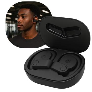 Imagem de Fone de Ouvido Bluetooth 5.3 TWS Sem Fio Esportivo com Gancho, Som Estéreo, Microfone, Bateria Longa Duração, Compatível com Android e IOS e Diversos dispositivos Bluetooth JTL®