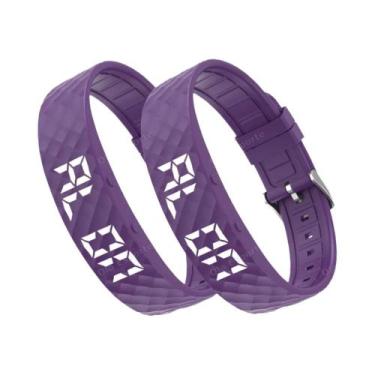 Imagem de Pulseira Inteligente À Prova D'Água Com LED, Monitor De Atividade E So