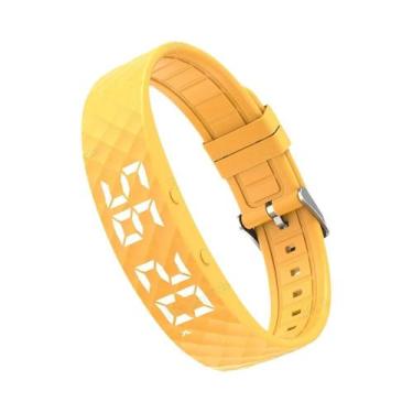 Imagem de Pulseira Inteligente À Prova D'Água Com LED, Monitor De Atividade E So