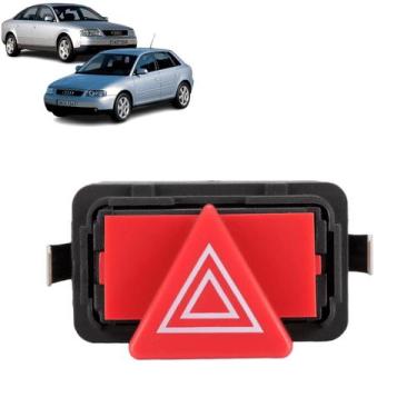 Imagem de Botão de Pisca Alerta Emergência Interruptor Relê Painel Audi A3 A6 20