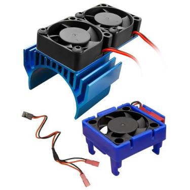 Imagem de Conjunto de ventilador duplo ESC e motor para veículos Traxxas - WUMZI