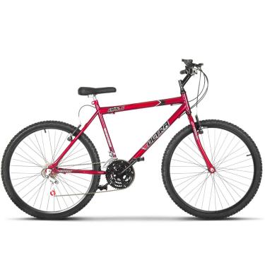 Imagem de Bicicleta de Passeio Ultra Bikes Esporte Aro 26 Reforçada Freio V-Brake – 18 Marchas Vermelho