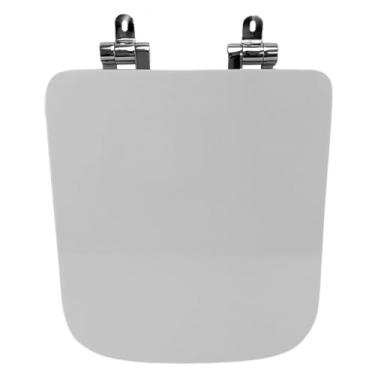 Imagem de Assento Sanitário Poliéster Para Louça Misti (Icasa) Slow Close Croma Sedile Branco