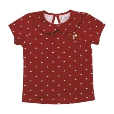 Imagem de Blusa Manga Curta Infantil Com Bolinhas A0013 - Alakazoo-Feminino