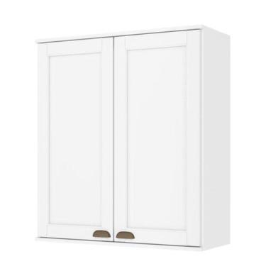 Imagem de Armário Aéreo 80 cm 2 Portas Classy Branco - THB - THB Móveis