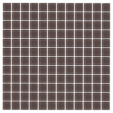 Imagem de Pastilha De Vidro Crystal Chocolate 2x2 Placa 30x30cm - 1013020656