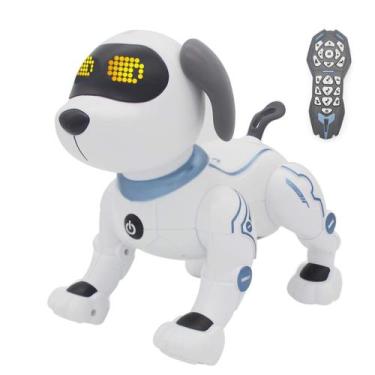 Imagem de Cão robótico de controle remoto Fisca RC Stunt Puppy para crianças de 