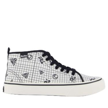 Imagem de Tênis Redley Cano Médio Print Branco e Preto 34