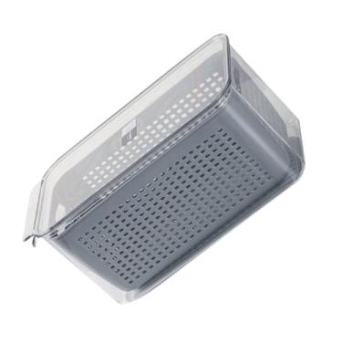 Imagem de 1pc Refrigerator Storage Box Lid Kitchen Food Preservation Container for Fruits and Vegetables Fridge Organizer and Sealed Design for Home and Restaurant Use