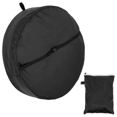 Imagem de Capa de proteção de ventilador de tecido Oxford 210D, capa para ventiladores de piso resistente a arranhões, capa de ventilador industrial à prova d'água à prova de poeira para pátio interno e externo