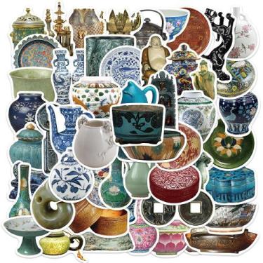 Imagem de Adesivos, artefatos históricos, cerâmica tradicional chinesa x55 - yiw