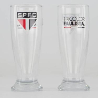 Imagem de Kit São Paulo 2 Copos Munic - Brasfoot, Único