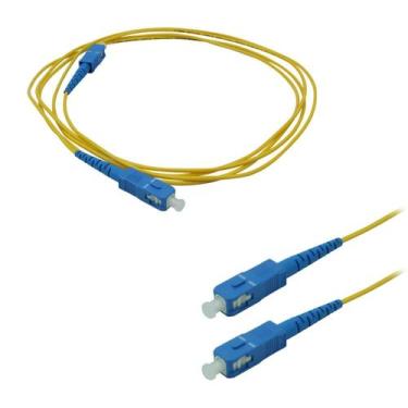 Imagem de Cordão Cabo Óptico Simplex Sm Sc Upc X Sc Upc - 1 Metro - Connect Pro