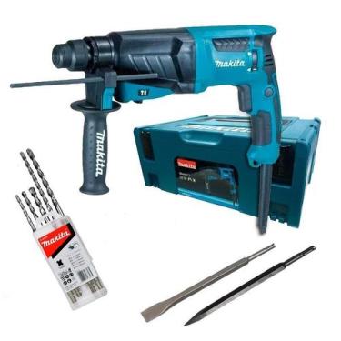 Imagem de Martelete Romp Makita Sds Hr2630J 830W + Brocas Sds 220V