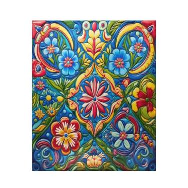 Imagem de Blueangle Cobertor mexicano de cerâmica super macio e quente, 127 x 152 cm, leve para todas as estações, cobertor aconchegante para cama, sofá, sofá, fácil de cuidar (150)