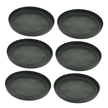 Imagem de YYBOES 6 peças bandeja de vaso de flores bandejas de fundo de vaso de plantas redondas bandejas de água vaso de flores base de vaso de flores casa vaso de flores prato de água placa de base