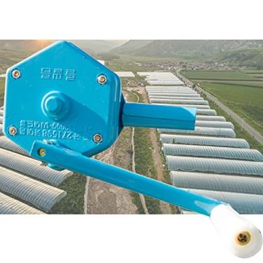 Imagem de XXGJOALD Ferramenta multifuncional abridor de janela de estufa parede lateral guincho manual manivela para ventilação de estufa máquina de enrolar filme para fazenda rancho Aximum Use Comprimento 120