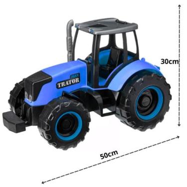 Imagem de Brinquedo Max Trator Azul Tilin - Tilin Brinquedos
